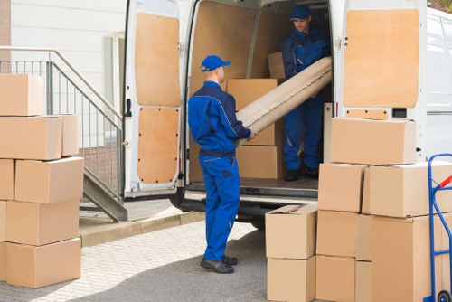 Professional house removalists in Hampstead preparing a home move