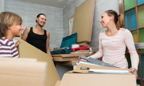 Professional removal team handling a Hampstead home move