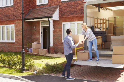 Same day removals team preparing furniture for an urgent move in Hampstead