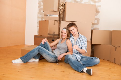 Local movers coordinating access for a business removal in Hampstead