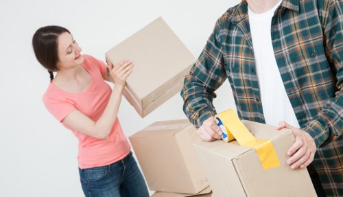 Moving van service in Hampstead with local residential streets