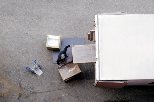 Commercial furniture removal in a Hampstead office setting