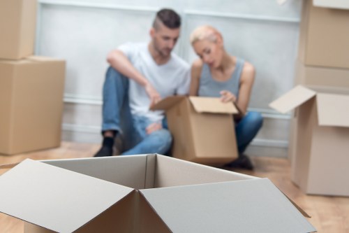 Local team handling access challenges for Hampstead office removals
