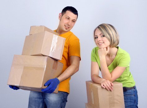 Packing boxes for a Hampstead home relocation
