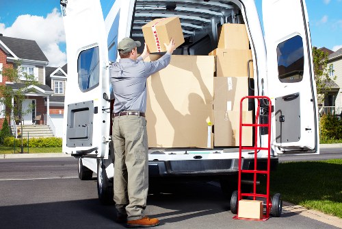 Furniture loaded securely for transport in the Hampstead area