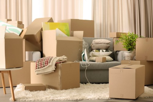 Apartment move support from removal services in Hampstead
