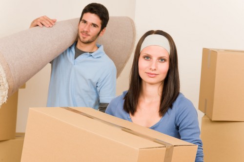 Careful packing materials used for Hampstead removals