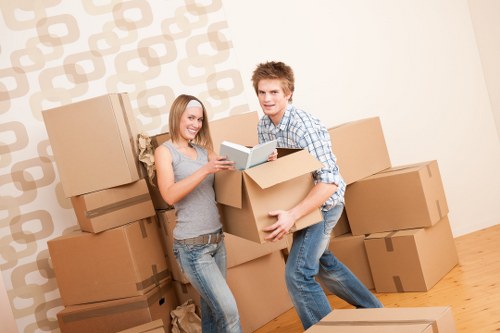 Organised packing supplies for household moving in Hampstead