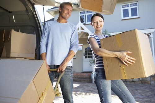 Handheld quote and booking confirmation for a man and van service